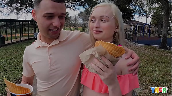 YNGR – Blonde Teen Starlette Storm Takes On A Big Cock And Gives A Rimjob