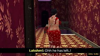 Aunty Lakshmi – Vol 1 Part 8 – Desi Busty Milf Got Blackmailed by a pervy Stranger – Wickedwhims