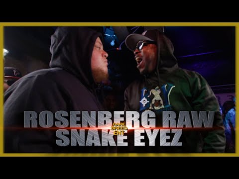 ROSENBERG RAW VS SNAKE EYEZ RAP BATTLE – RBE