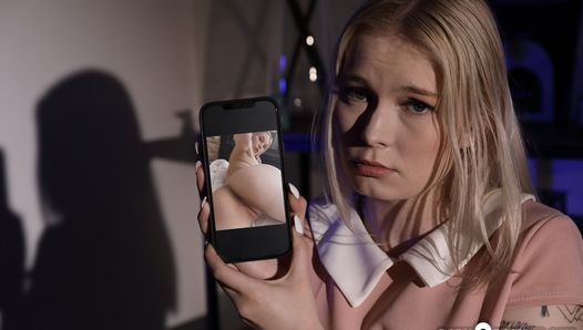 Girl found her nudes and new cock to fuck