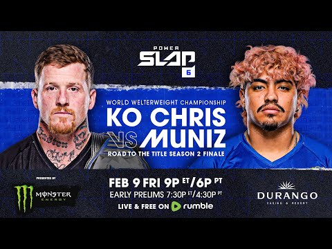 Power Slap 6: KO Chris vs Muniz Prelims