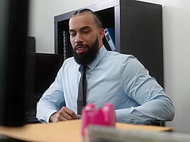 When the office is empty Amari Anne loves to get wild with her co-worker